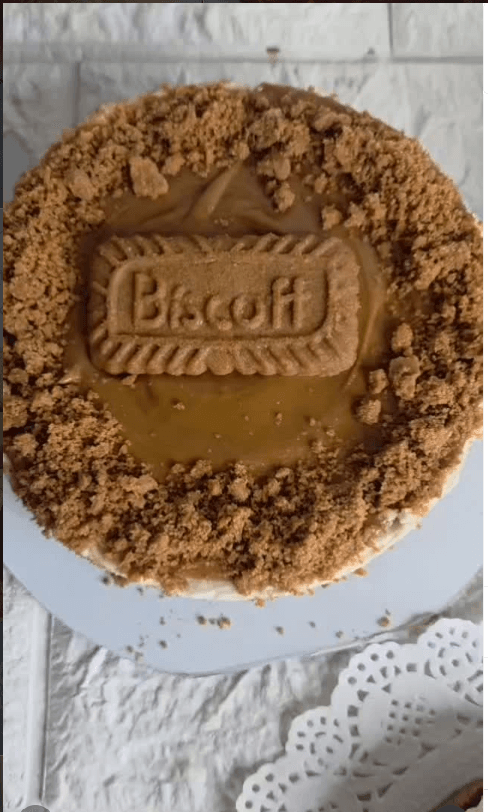 Biscoff cheesecake from the kitchen catalogue