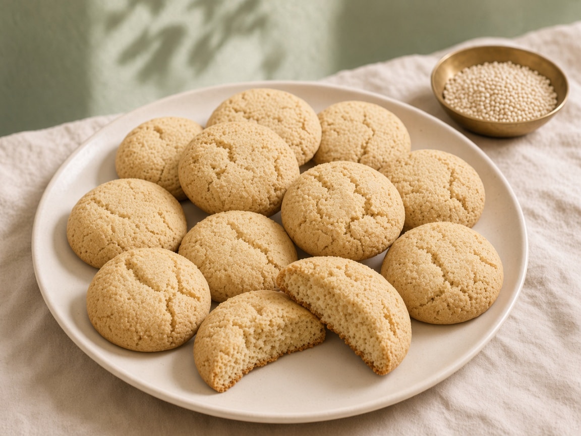 Jowar cookies — millet tea-time rounds